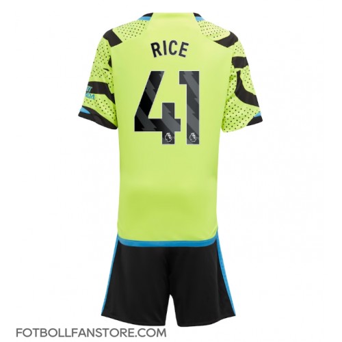 Arsenal Declan Rice #41 Barnkläder Borta matchtröja till baby 2023-24 Kortärmad (+ Korta byxor) Billigt